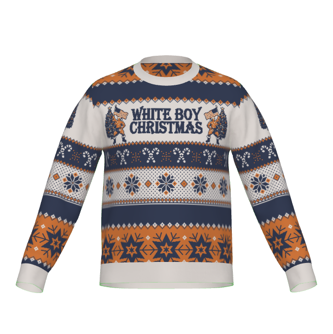 "White Boy Christmas" Sweater